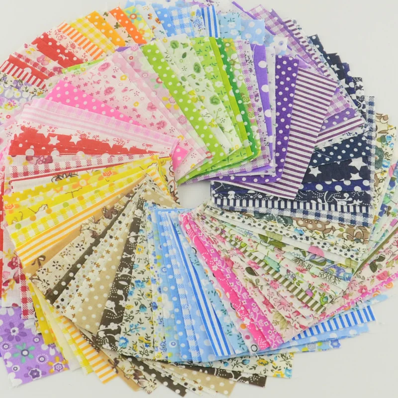 Ткань хлопчатобумажная 100% хлопок 50 шт./лот 10x10 см|charm packs|patchwork fabriccotton fabric |
