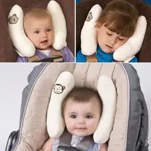 Baby Soft Headrest Toy Toddler Pillow Babies Head Protection Children Car Safety Seat Neck Support Pillow Stroller Accessories