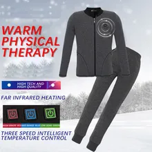 Женский спортивный костюм, зимняя куртка и штаны, уличная теплая одежда с подогревом для верховой езды, катания на лыжах, рыбалки, зарядки через утепленный костюм# g4