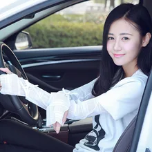 Открытый солнцестойкий ледяной рукав половина пальцев рукав дышащий УФ-защита манжеты Тонкий вискозный ледяной рукав набор