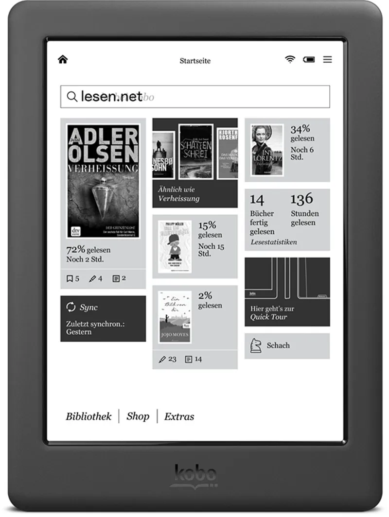 楽天Koboの新型電子書籍リーダー「kobo glo」を使ってみた（1/2