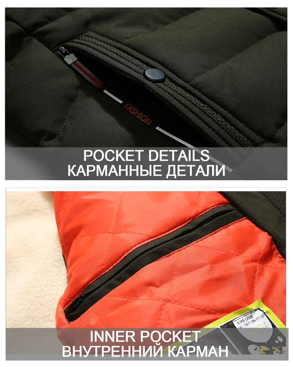 Мужские зимние куртки, флисовая Толстая теплая хлопковая стеганая парка для мужчин, повседневные Непродуваемые пальто средней длины с капюшоном, мужская верхняя одежда 4XL
