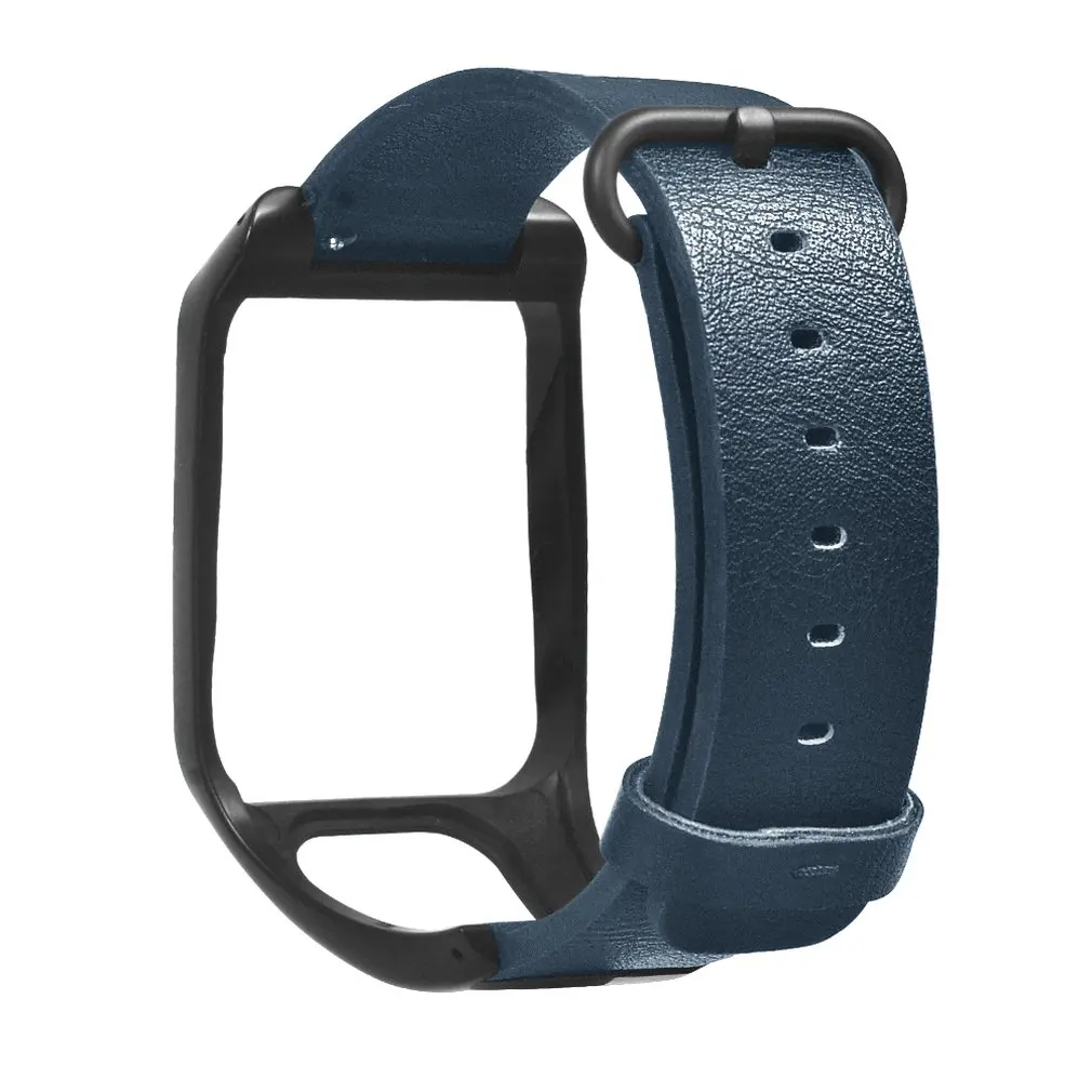 

For Tomtom Runner3 For Tomtom Adventurer Double-Sided Color Leather Strap Professional Fashion Simple Design