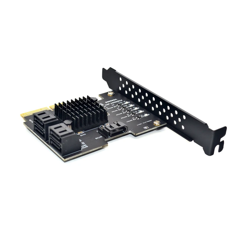  Sata Iii (6 Gbps) 5 puertos Pci-Express Tarjeta de controlador compatible Pci Express X4 X8 X16 pla