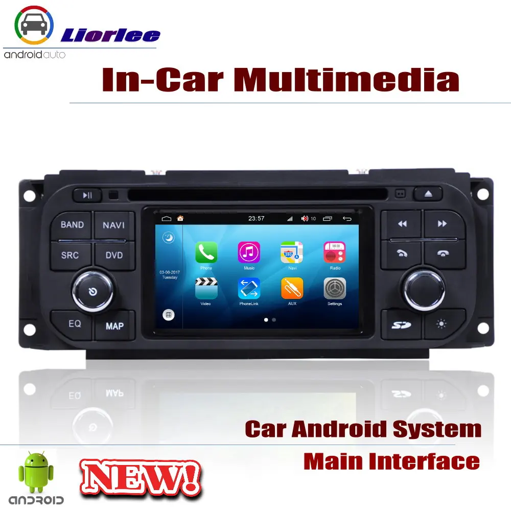 Для Jeep Grand Cherokee 1999 2004 Автомобильная Android gps навигация dvd плеер Радио стереосистема