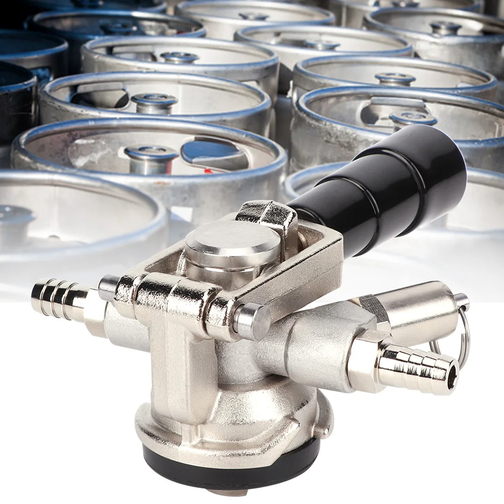 D Type Stainless Steel Beer Keg Coupler Keg Dispenser Equipment with