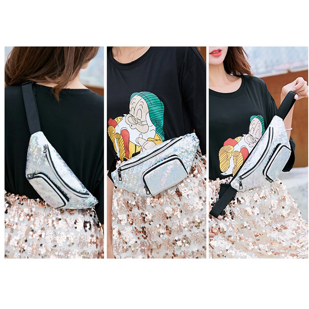 

Waterproof Waist Pack Belt Bag Waist Bag Chest Shoulder Bag Phone Holder with Adjustable Strap