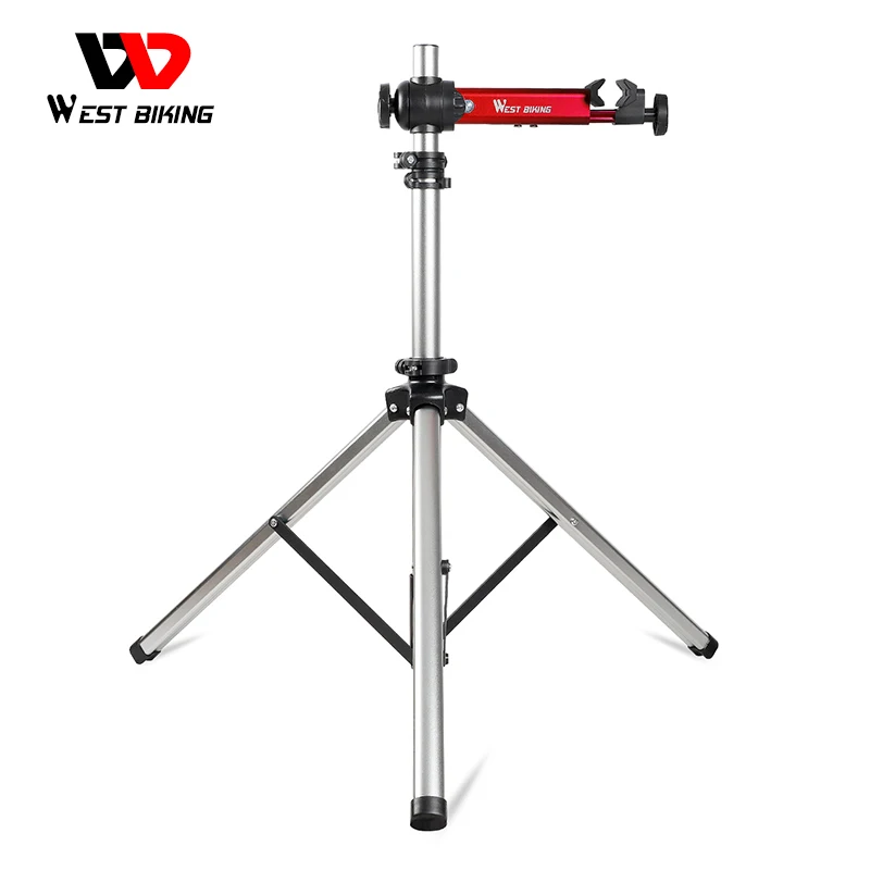 US $59.99 WEST BIKING Professional Bike Repair Stand MTB Road Bicycle Maintenance Repair Tools Adjustable Foldable Storage Display Stand