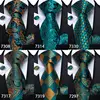 Gift Men Tie Teal Green Paisley Plaid Silk Wedding Tie For Men DiBanGu Design Hanky Cufflink Quality Men Tie Set Dropshipping ► Photo 1/6