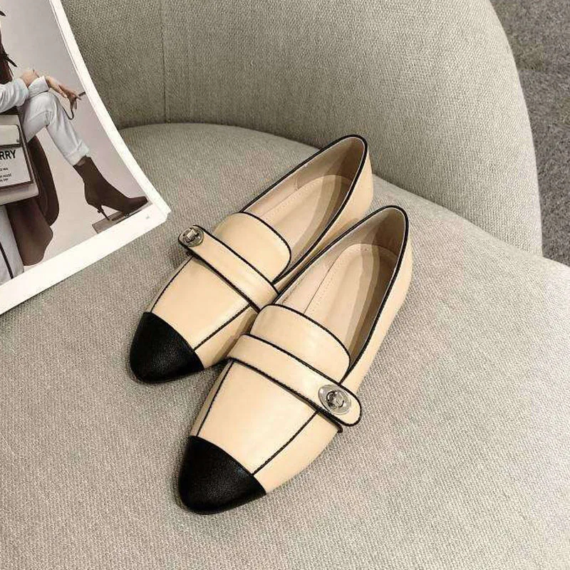 BOLOLIA Fashion Mixed Colors Women's Flats High Quality Genuine Leather Comfortable Shoes Slip-on Pointed Toe Shallow | Обувь