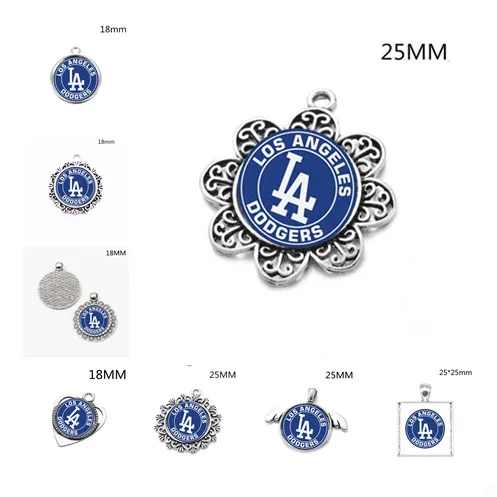 

11 Different Size Alloy Pendant Basketball Sports Los Angeles Charms Pendant For DIY Bracelet & Necklace & Keychain Jewelry