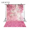 Laeacco Pink Spring Blossom Flowers Petal Branch Love Party Newborn Baby Portrait Photo Backgrounds Photo Backdrops Photo Studio ► Photo 1/6