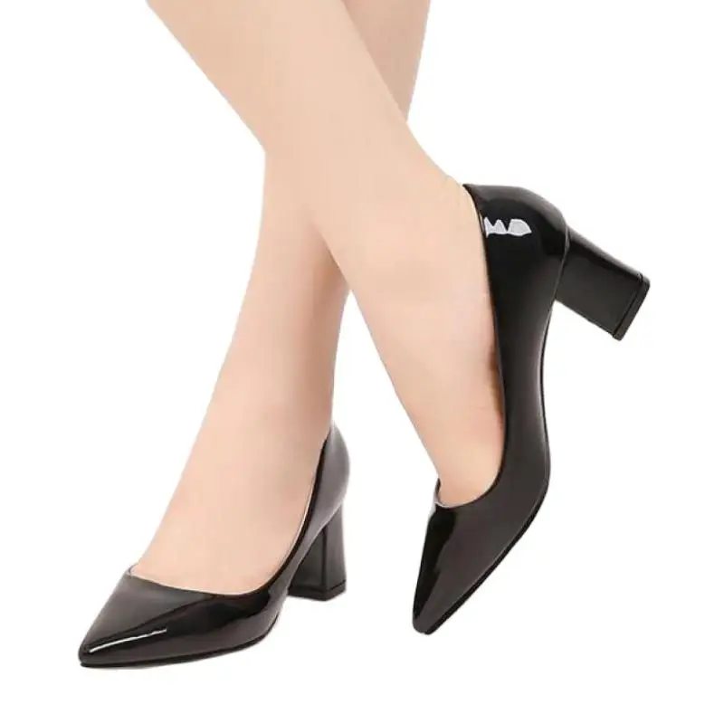 Odinokov zapatos de tacón alto de 6cm para mujer, calzado de trabajo de talla grande 40, 41, 42 Odinokov zapatos de tacón alto de 6cm para mujer, calzado de trabajo de talla grande 40, 41, 42