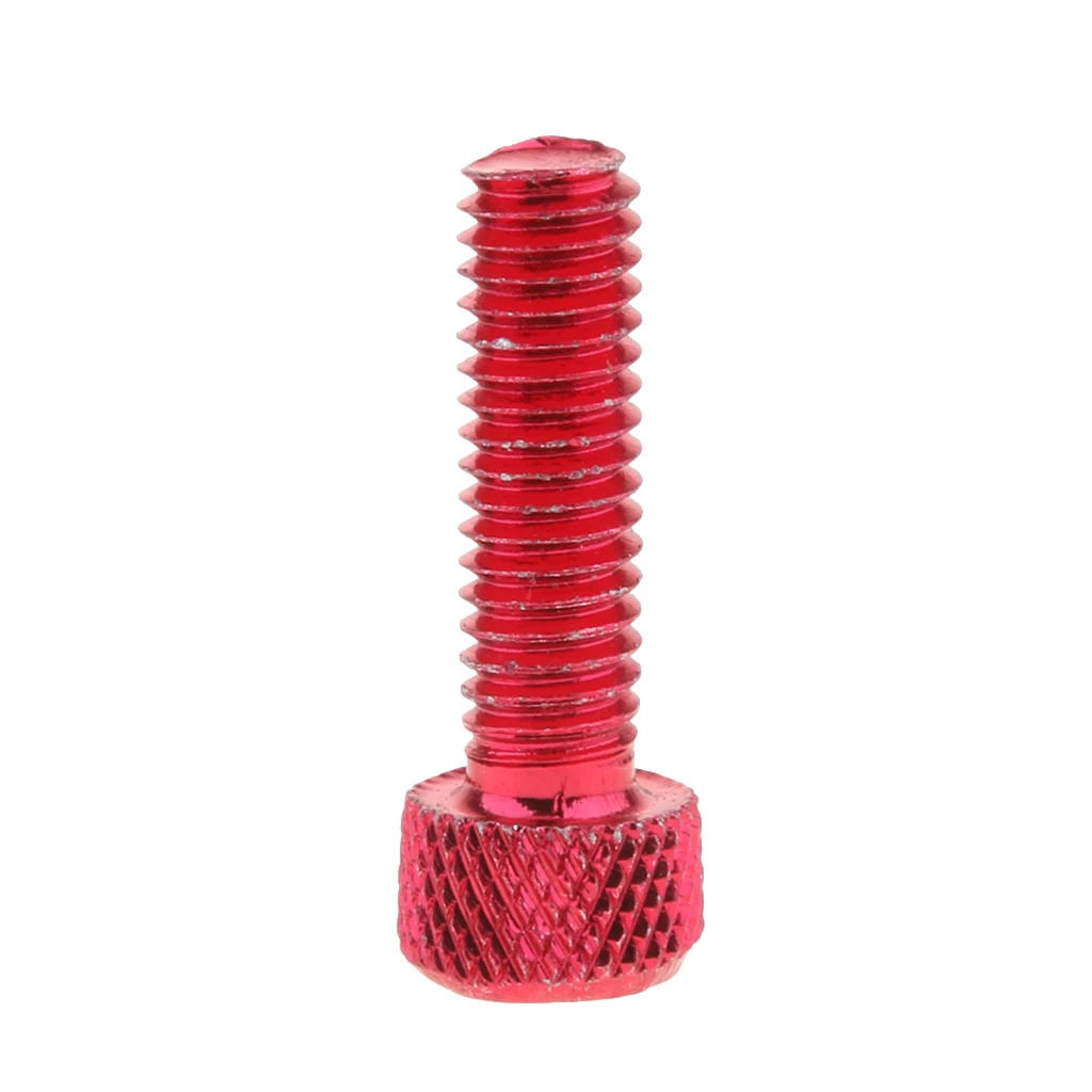 10 Pieces M6x20MM Aluminum Alloy Hex Key Bolt Socket Head Cap Screws Red
