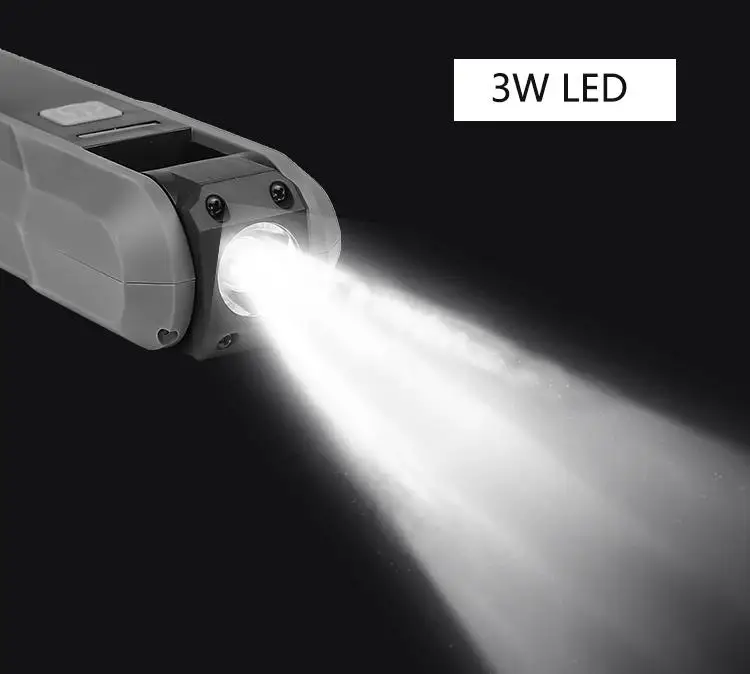 LumiParty COB+ светодиодный портативная Рабочая лампа USB Перезаряжаемый Магнитный факел Гибкая инспекционная лампа Рабочий свет