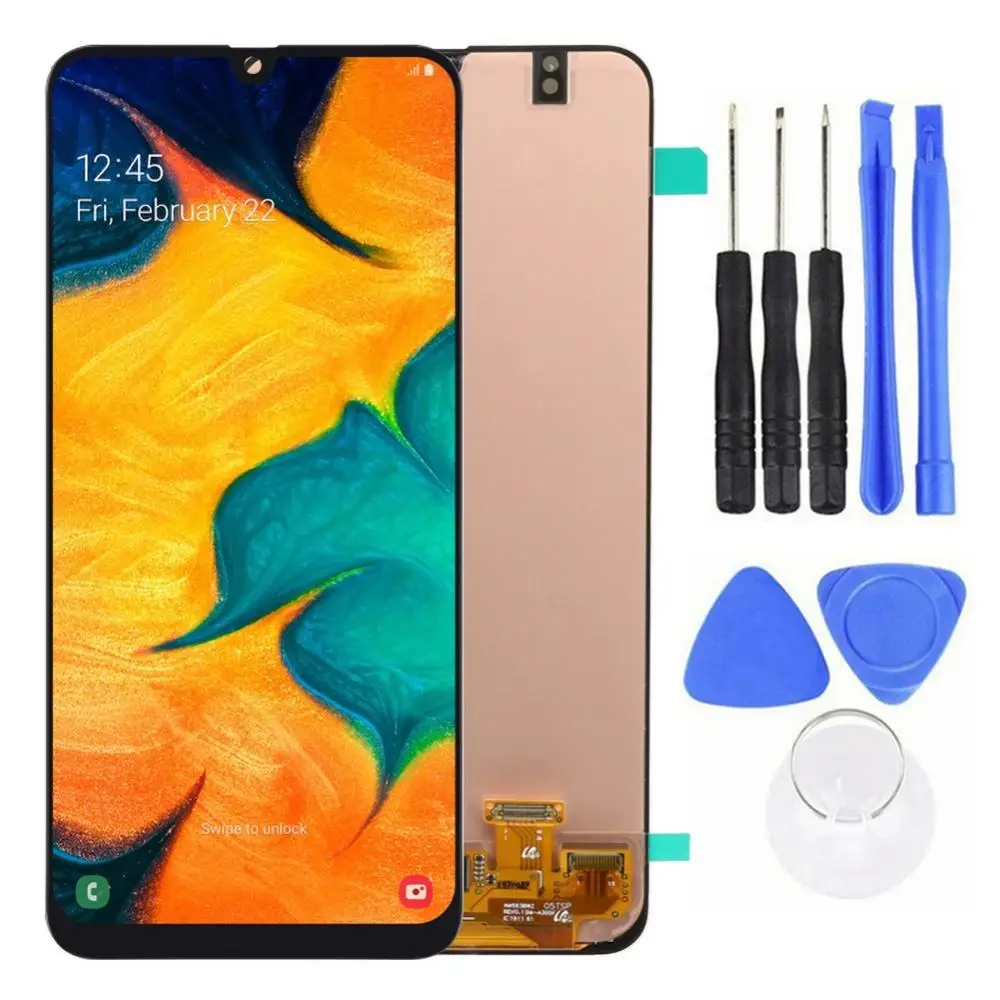 ЖК-дисплей с сенсорным экраном дигитайзер Замена Комплект для Samsung A30/A50/A50S экран