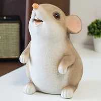 Cartoon Mouse Money Bank Coins Storage Box Kids Toys Year Of The Rat Ornament Home Decor Money Saving Boxes Children Piggy Bank 2