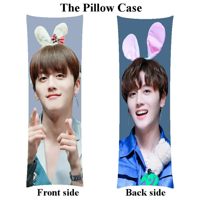 pillowcover Kpop сенсационное ощущение 9 только наволочка для тела девушка бойфренд ча ни Янг Бин длинный Чехол для подушки Чехол - Цвет: pillowcover