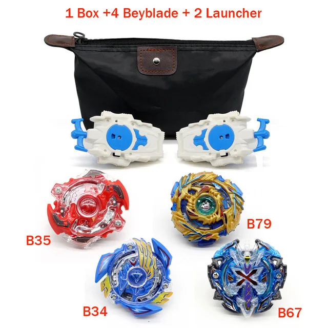 N16 Beyblade Burst набор Beyblade Arean Металл Fusion пусковой захват пакет Бог спиннинг Топы Bey Blade лезвия игрушки B133 B139 - Цвет: N16
