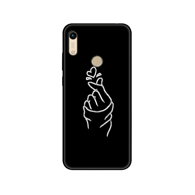 Honor 8A Case For huawei Honor 8A prime Case Silicon TPU back Cover Phone Case On Huawei Honor 8A JAT-LX1 8 A black tpu case
