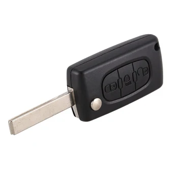 

3 button key cover remote control for citroen C2 C3 C4 C5 C6 xsara picasso