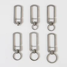 Брелок из титанового сплава для мужчин и женщин, Автомобильный ключ для талии, подвесной чистый титан металл, вешалка для мужчин и женщин, творческие подарки