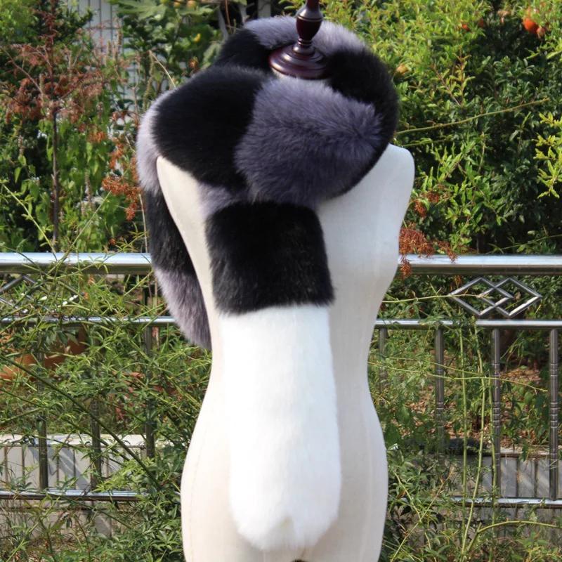 

LANMREM 2019 New Winter Pattern Faux Fox Fur Collar Fur Collar Fashion Women's Scarf AI962