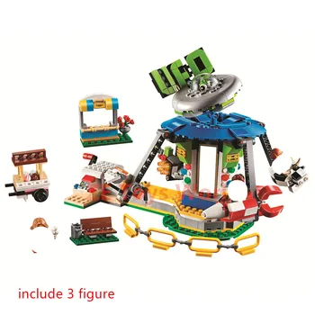 

Creator 3in1 Fairground Carousel or Ferris Wheel Building Blocks Kit Bricks City Classic Model Kids Toys For Children Gift
