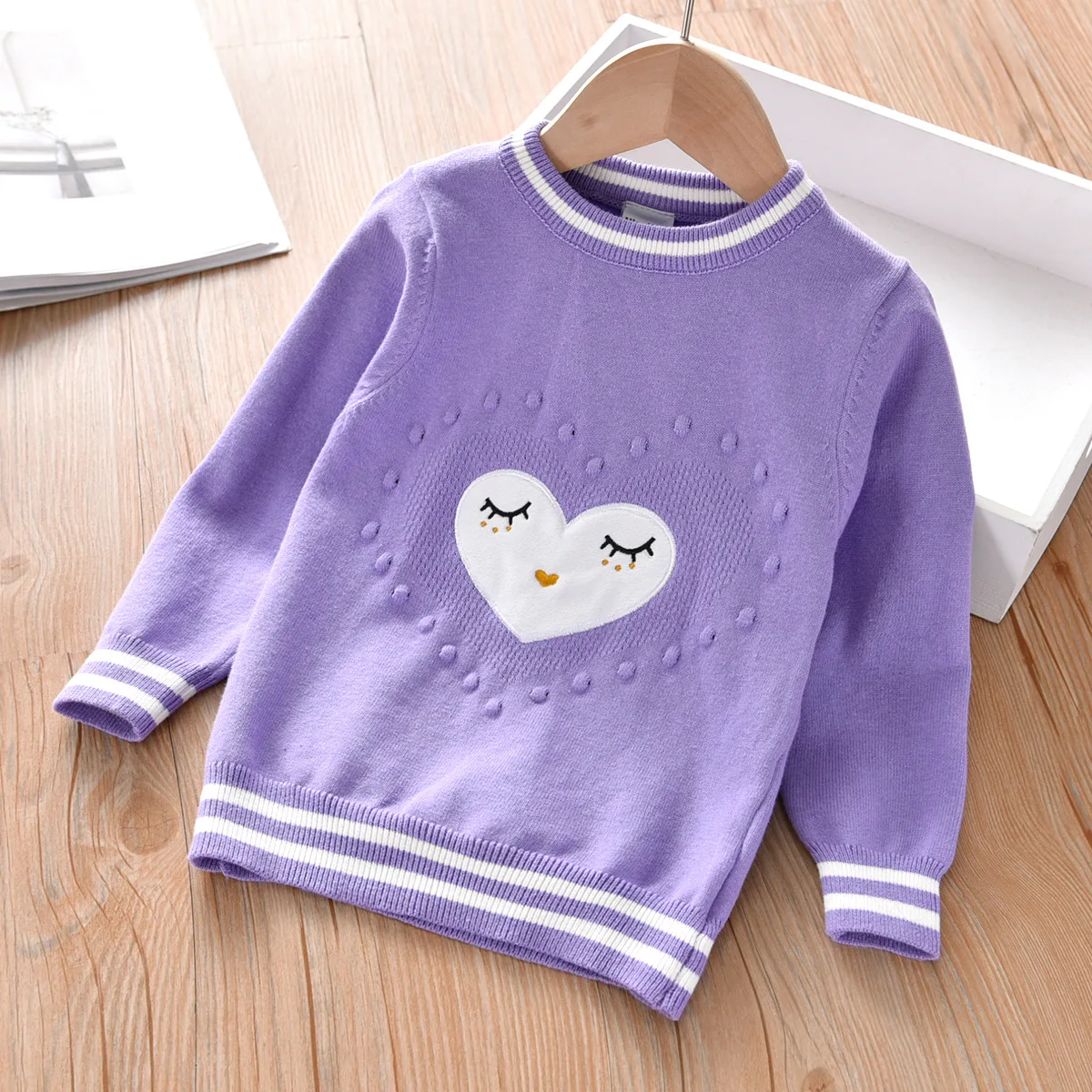 

Autumn And Winter New Style Knitted Pullover Mid-length Sweater Korean-style Slim Fit Fashion Girls' Pullover Sweater