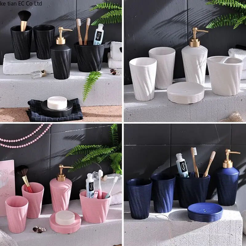 Керамический держатель для зубной щетки креативный набор ванной комнаты в
