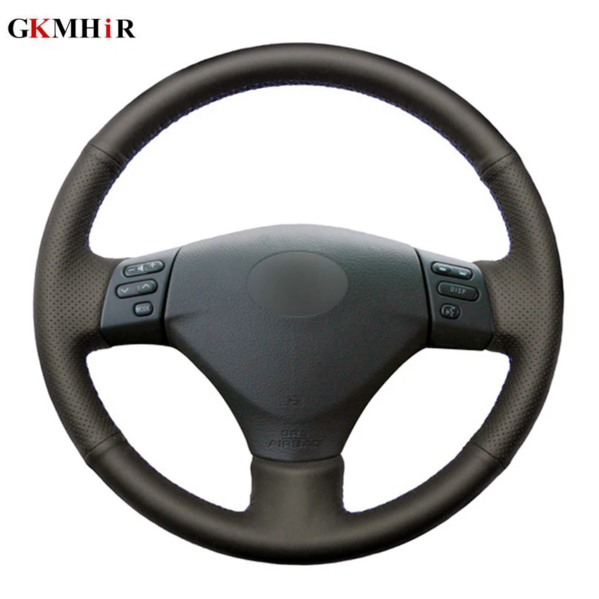 Искусственная кожа для Lexus RX330 RX400h RX400 2004 2007 Toyota Corolla Verso Camry|Чехлы на руль| |