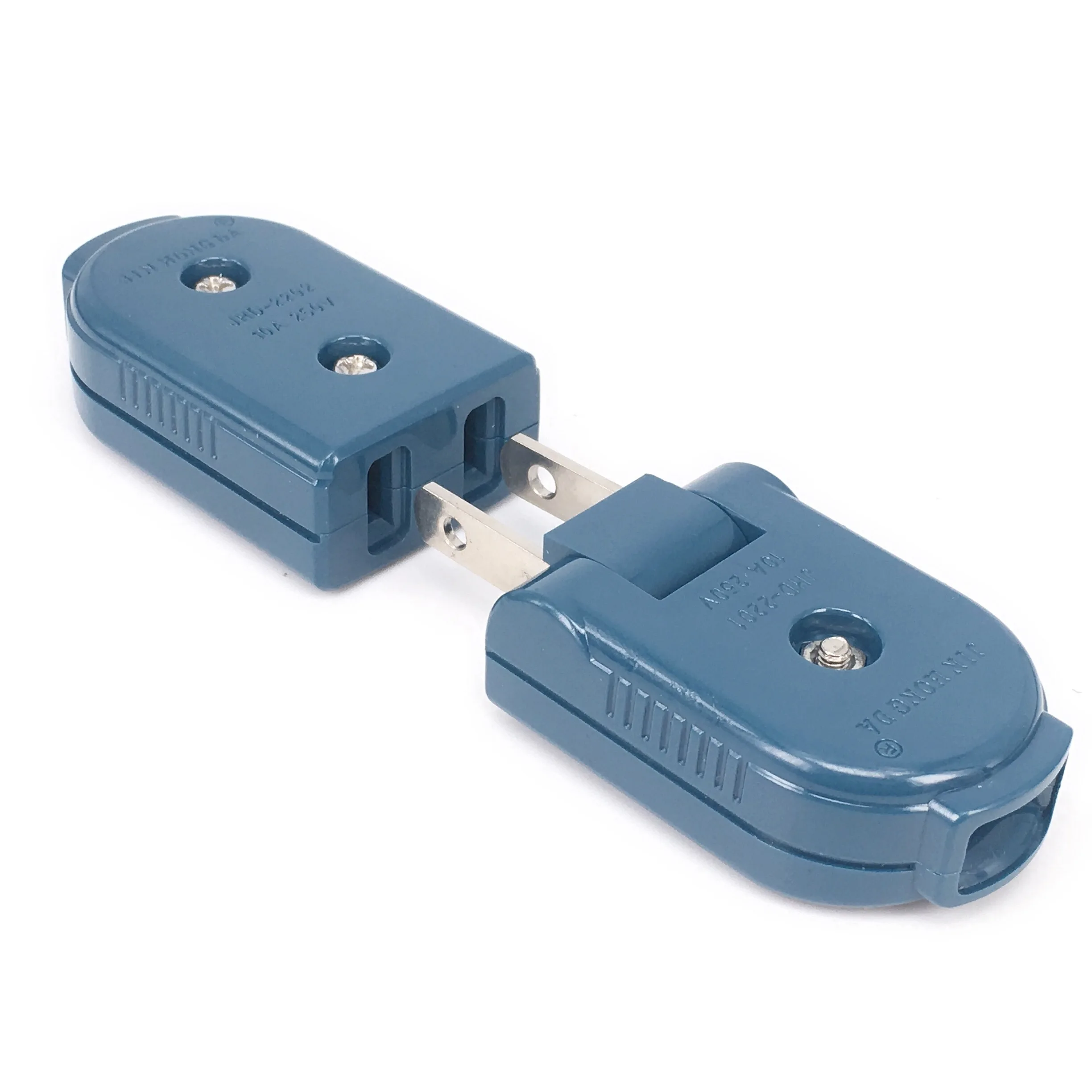 Plug Adapter AC Adapter Plug Outlet Extender Power Plug Connector Power Extension Plug US American 2 Pin AC Electrical Power Male Plug Female Socket Outlet Adaptor Adapter W/ Wire Rewireable Extension Cord Connector