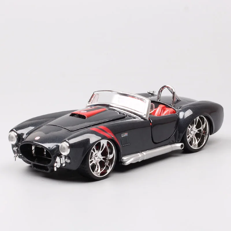 1:24 Детские Классические винтажные модели 1965 ford AC Shelby Cobra 427 roadster Diecasts& Toy Vehicles металлические игрушечные модели машин