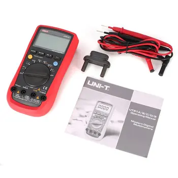 

UNI-T UT61A/B/C/D/E Counts Digital Multimeter with Auto Range DC/AC Voltage Current Ohm Capacitance Diode True RMS