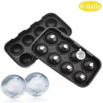 

Faroot 8 Hole Ice Hockey Silicone Mold Creative Spherical Ice Ball Lattice Water Letter Cake Ice Cube Molds Kitchen Bar Tools