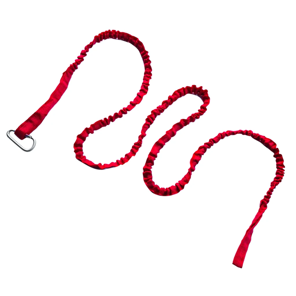 Kayak Canoe Boat SUP Paddle Leash Fishing Rod Holder Safety Lanyard Tether with Carabiner Clip Hook