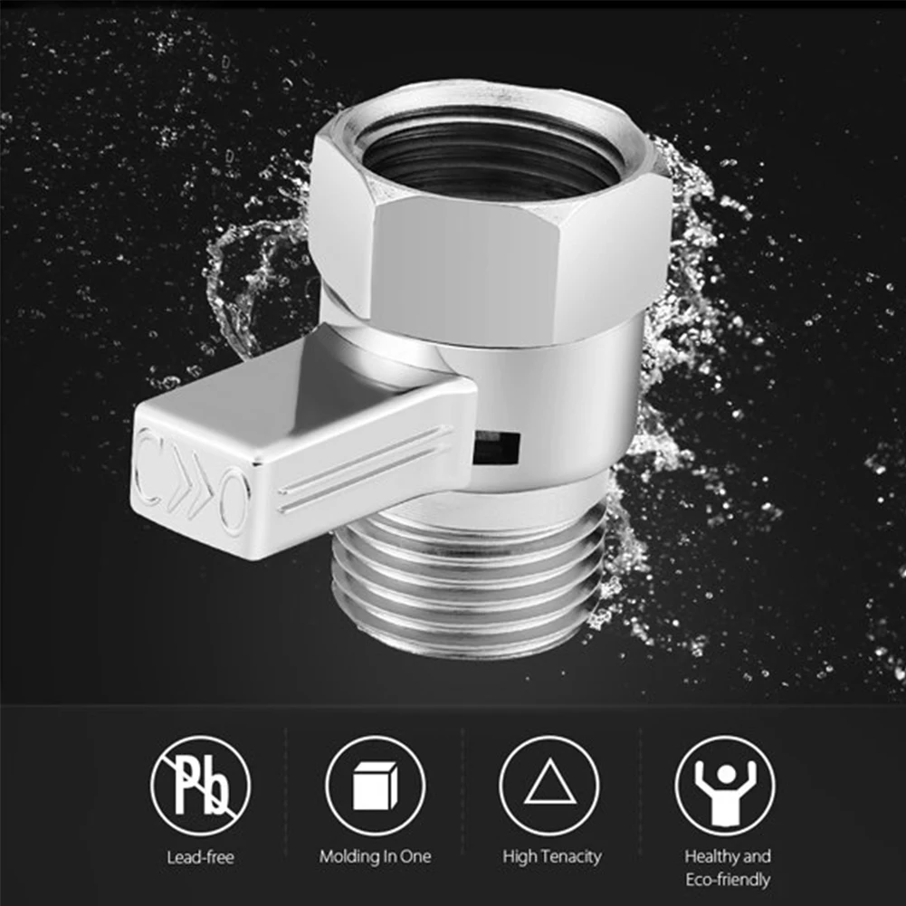 Brass Junction Two-way Connection Accessory Water Contol Connector Stright-through