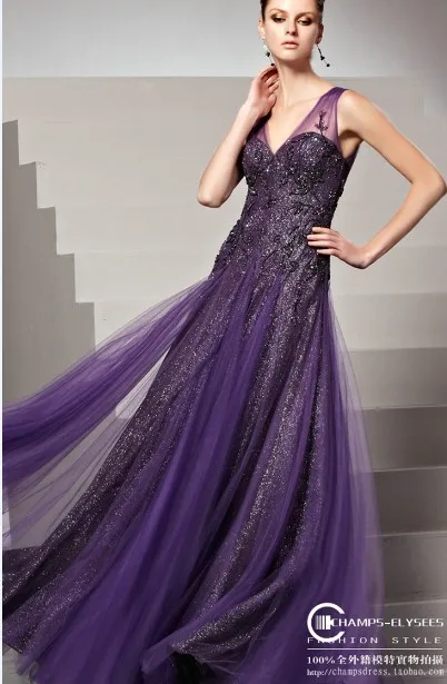 vestidos de festa, винтажное, повседневное, длинное, официальное, украшенное бисером, фиолетовое, вечернее, элегантное, для мамы невесты, платья