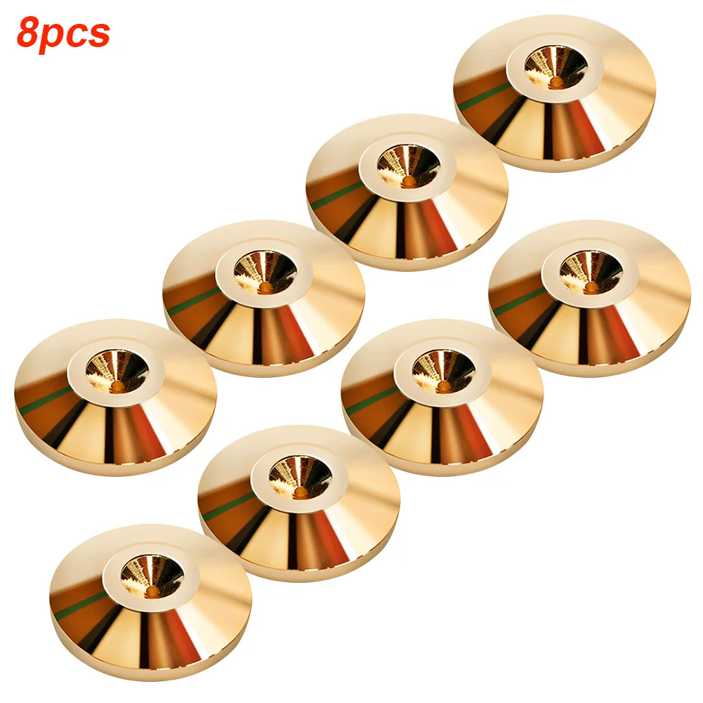 

8pcs HIFI Isolation Suspension Base CD Amplifier Spike Foot Pad Shock Absorber Floor Home Speaker Desk Stable Stand Copper