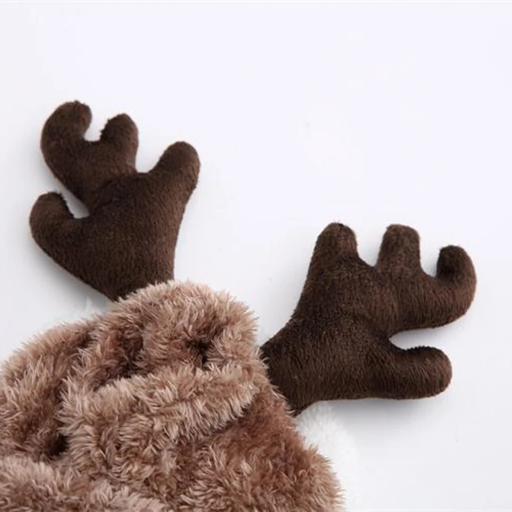 Adorable Elk Deer Sheep Shape Down Parkas For Christmas Decor Dog Thick Plush Coat Winter Costume Puppy Dog Cosplay Clothes