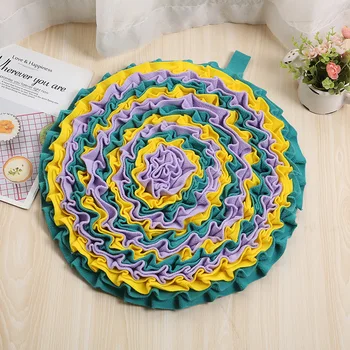 

Pets Sniffing Mat Bite-resistant Puzzle Doggie Sniffing Mat Relieves Pressure Anti-choke Food Environmental Training Blanket