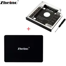 Zheino SATA3 SSD with 12.7mm Caddy 60GB 120GB 240GB 360GB 480GB 960GB 128GB 256GB 512GB 1TB 2nd Frame Adapter CD/DVD-ROM Optical
