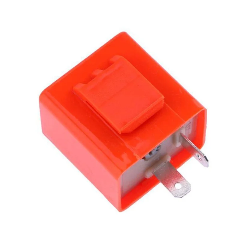 

12V 2 Pin Adjustable Frequency LED Flasher Relay Turn Signal Blinker Indicator Motorcycle Accessories