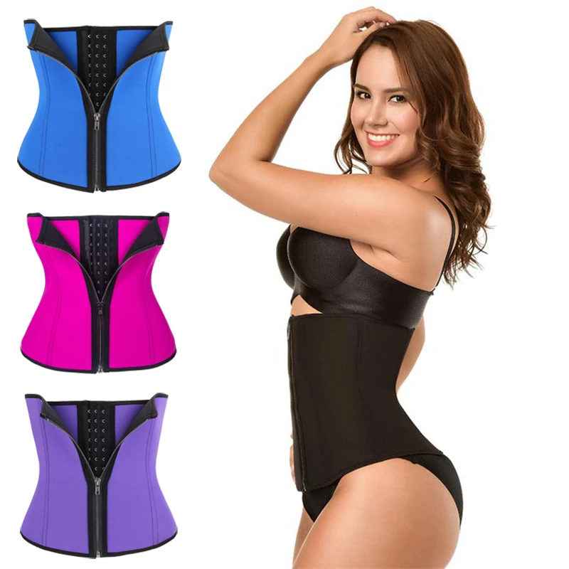 Waist Trainer Sexy Body Shaper S-3XL 6 Steel Bone Neoprene Underbust Corset Waist Cincher Slimming modeling strap Belt Shapewear