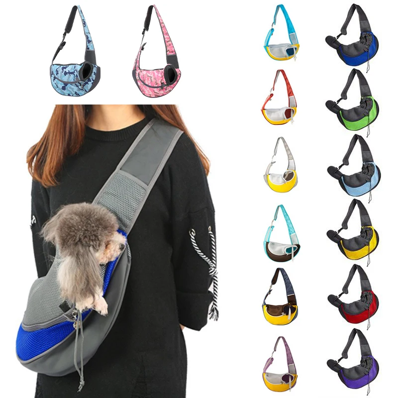 Artículo caliente Bolsa de hombro para perro, bolso de hombro grueso, suave, cómodo, seguro, práctico, con gancho interno pequeño, diseño de cinturón, accesorios para mascotas gBQLxDlAn7K