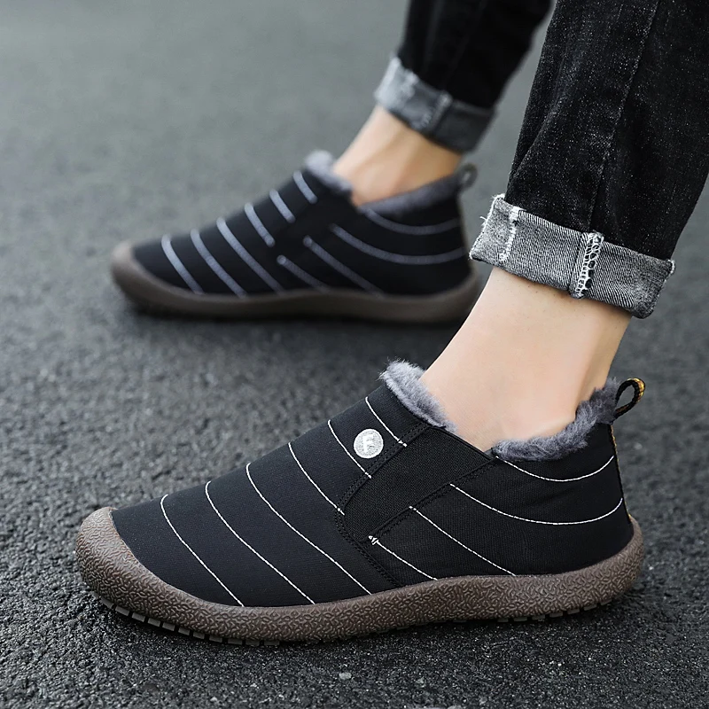 Cena 2019 mężczyźni buty wodoodporne buty mężczyźni botki plus rozmiar buty męskie zimowe ciepłe pluszowe śniegowce