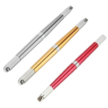

Multifunctional 3 Head 3D Pen Tattoo Microblading Pen Machine Permanent Makeup Eyebrow Tattooing Manual Tattoo Accesories Gun