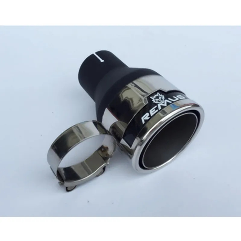 Универсальный глушитель выхлопной трубы Remus Стайлинг автомобиля Inlet54mm Outlet76mm 1 шт.