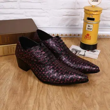 

Genuine Classic Luxury Brand Leather Men Formal Shoes Lace Up Wedding Party Dress Shoes for men Star pattern Oxford men shoes
