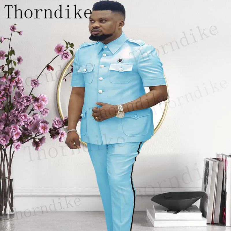 Thorndike Lastest Desgin Men Suit trajes de hombre Groom Slim Fit Tuxedo Wedding Suits Party Blazer Terno masculino Jacket+Pant